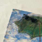 Claude Monet - De promenade, Vrouw met een parasol Strandlaken (In situ)