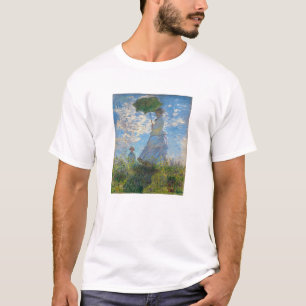 Claude Monet - De promenade, Vrouw met een parasol T-shirt