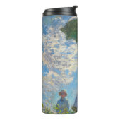 Claude Monet - De promenade, Vrouw met een parasol Thermosbeker (Gedraaid links)