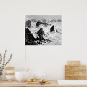 Claude Monet | De Rocks of Belle-Ile, 1886 Poster (Keuken)