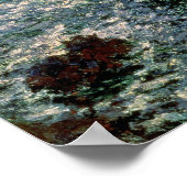 Claude Monet | De Rocks te Belle-Ile, 1886 Poster (Hoek)