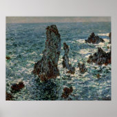 Claude Monet | De Rocks te Belle-Ile, 1886 Poster (Voorkant)