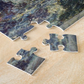 Claude Monet - De rotsachtige kliffen van Etretat Legpuzzel (Zijkant)