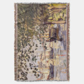 Claude Monet. De Seine bij Rouen Deken (Voorkant Verticaal)