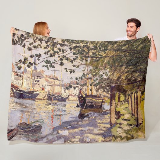 Claude Monet. De Seine bij Rouen Fleece Deken (In situ)