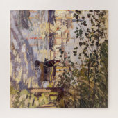 Claude Monet. De Seine bij Rouen Legpuzzel (Horizontaal)
