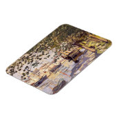 Claude Monet. De Seine bij Rouen Magneet (Linkerzijde)