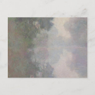 Claude Monet   De Seine in Giverny, Morning Mists Briefkaart