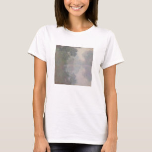 Claude Monet   De Seine in Giverny, Morning Mists T-shirt