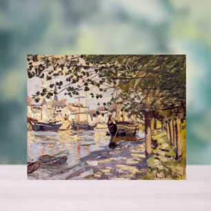 Claude Monet. De Seine in Rouen Acryl Bord
