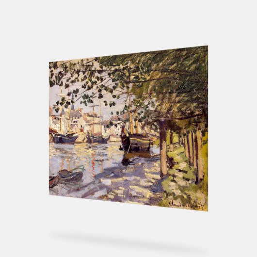 Claude Monet. De Seine in Rouen Acryl Bord (Hoek)