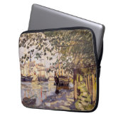 Claude Monet. De Seine in Rouen Laptop Sleeve (Voorkant Links)