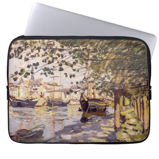Claude Monet. De Seine in Rouen Laptop Sleeve (Voorkant)