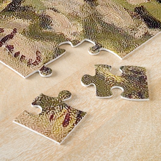 Claude Monet. De Seine in Rouen Legpuzzel (Zijkant)