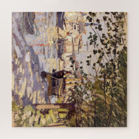Claude Monet. De Seine in Rouen Legpuzzel (Horizontaal)