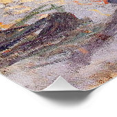 Claude Monet. De Seine in Rouen Perfect Poster (Hoek)