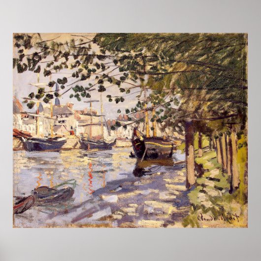 Claude Monet. De Seine in Rouen Poster (Voorkant)