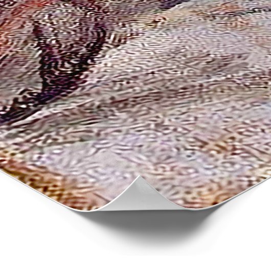 Claude Monet. De Seine in Rouen Poster (Hoek)