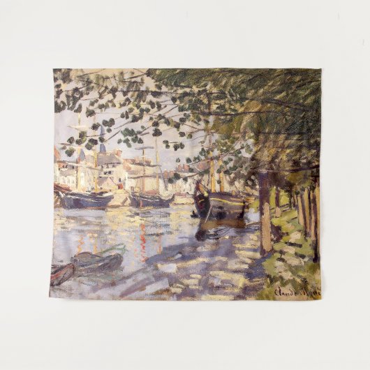 Claude Monet. De Seine in Rouen Wandkleed (Voorkant (horizontaal))