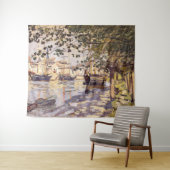 Claude Monet. De Seine in Rouen Wandkleed (In Situ (horizontaal))