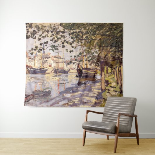 Claude Monet. De Seine in Rouen Wandkleed (In Situ (horizontaal))