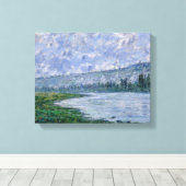 Claude Monet - De Seine in Vetheuil Canvas Afdruk (Insitu (Houten vloer))