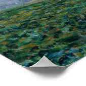 Claude Monet | De Seine in Vetheuil Poster (Hoek)