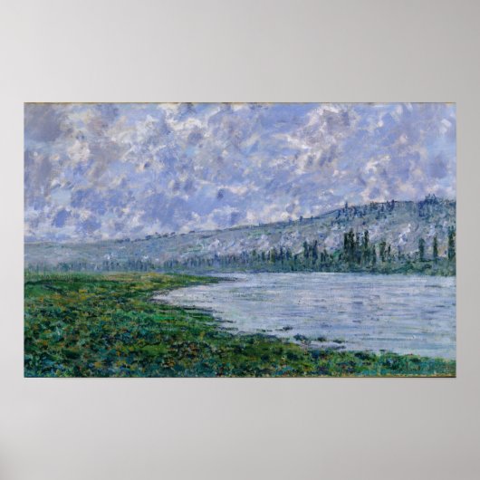 Claude Monet | De Seine in Vetheuil Poster (Voorkant)