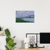 Claude Monet | De Seine in Vetheuil Poster (Thuiskantoor)