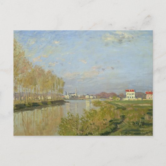 Claude Monet | De Seine te Argenteuil, 1873 Briefkaart (Voorkant)