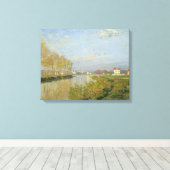 Claude Monet | De Seine te Argenteuil, 1873 Canvas Afdruk (Insitu (Houten vloer))