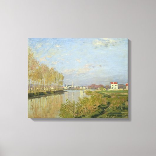 Claude Monet | De Seine te Argenteuil, 1873 Canvas Afdruk (Voorkant)