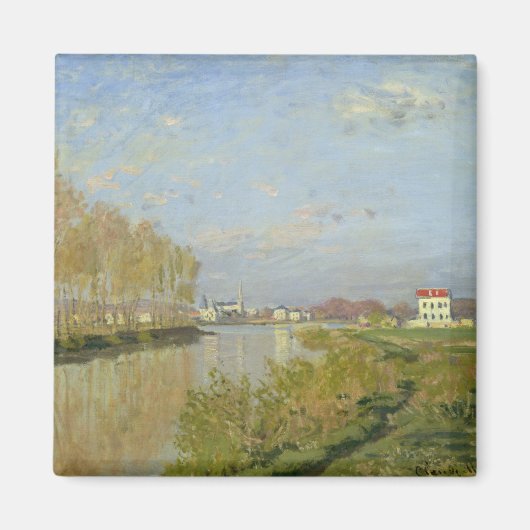 Claude Monet | De Seine te Argenteuil, 1873 Magneet (Voorkant)