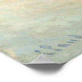 Claude Monet | De Seine te Giverny - 1897 Poster (Hoek)