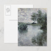 Claude Monet | De Seine te Vetheuil, 1879 Briefkaart (Voorkant / Achterkant)