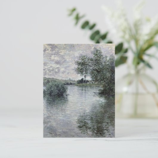 Claude Monet | De Seine te Vetheuil, 1879 Briefkaart (Staand voorkant)