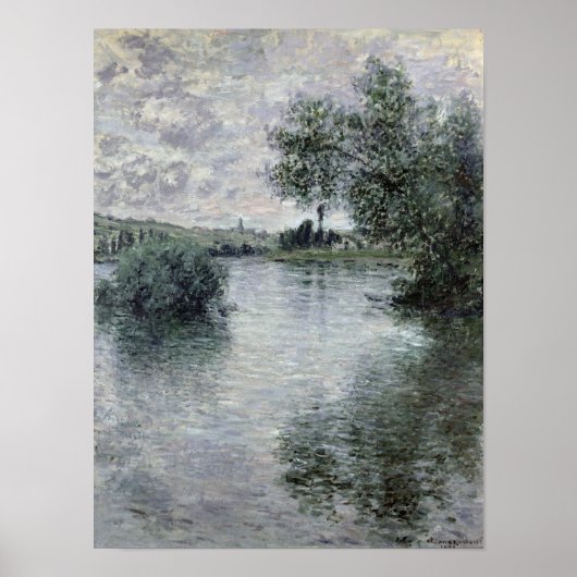 Claude Monet | De Seine te Vetheuil, 1879 Poster (Voorkant)