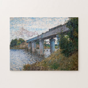 Claude Monet - De spoorwegbrug in Argenteuil Legpuzzel