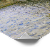 Claude Monet | De spoorwegbrug in Argenteuil Poster (Hoek)