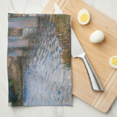 Claude Monet - De spoorwegbrug in Argenteuil Theedoek (Quarter Fold)