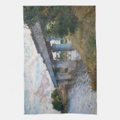 Claude Monet - De spoorwegbrug in Argenteuil Theedoek (Verticaal)