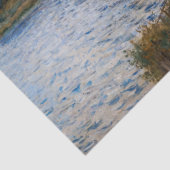 Claude Monet - De spoorwegbrug in Argenteuil Tissuepapier (Detail)