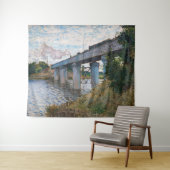 Claude Monet - De spoorwegbrug in Argenteuil Wandkleed (In Situ (horizontaal))