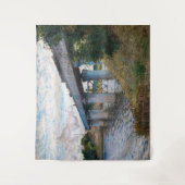 Claude Monet - De spoorwegbrug in Argenteuil Wandkleed (Voorkant)