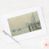 Claude Monet - De Theems in Westminster Rechthoekige Sticker (Envelop)