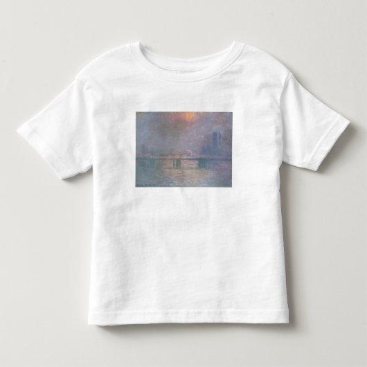 Claude Monet | De Theems met het Kiekruis Kinder Shirts (Voorkant)