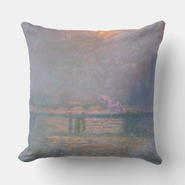Claude Monet | De Theems met het Kiekruis Kussen (Voorkant)