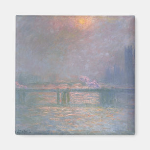 Claude Monet De Theems met het Kiekruis Magneet