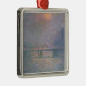 Claude Monet | De Theems met het Kiekruis Metalen Ornament (Rechts)