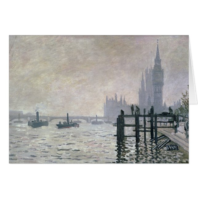 Claude Monet | De Theems onder Westminster (Voorkant Horizontaal)